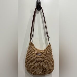 Woven “Straw” Shoulder/ Crossbody Bag